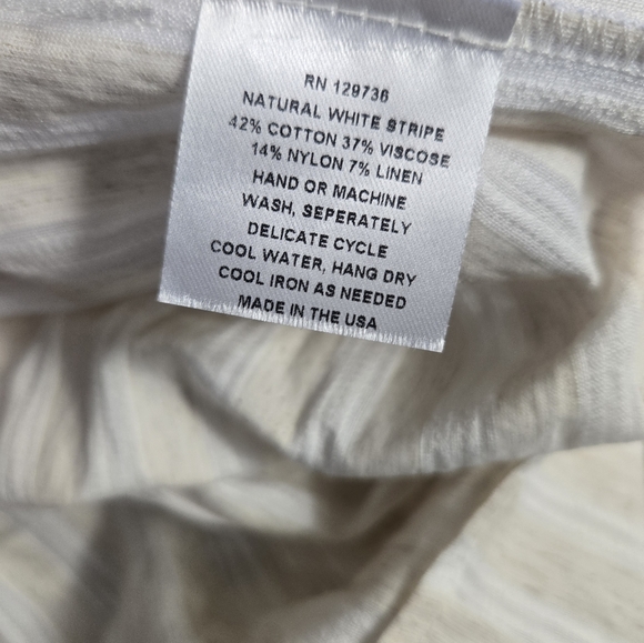 FINLEY Women's Size Medium Tiered Striped Drawstring Maxi Dress New With Tags. - Picture 6 of 6